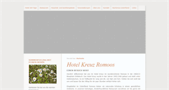 Desktop Screenshot of kreuz-romoos.ch
